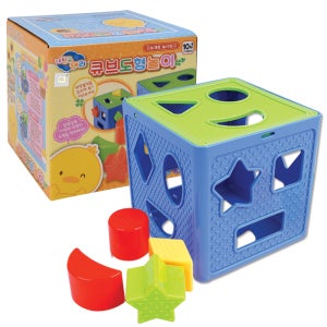 R 내친구아리 큐브 도형 놀이 ar-1106 도형 퍼즐 블럭 블록 끼우기