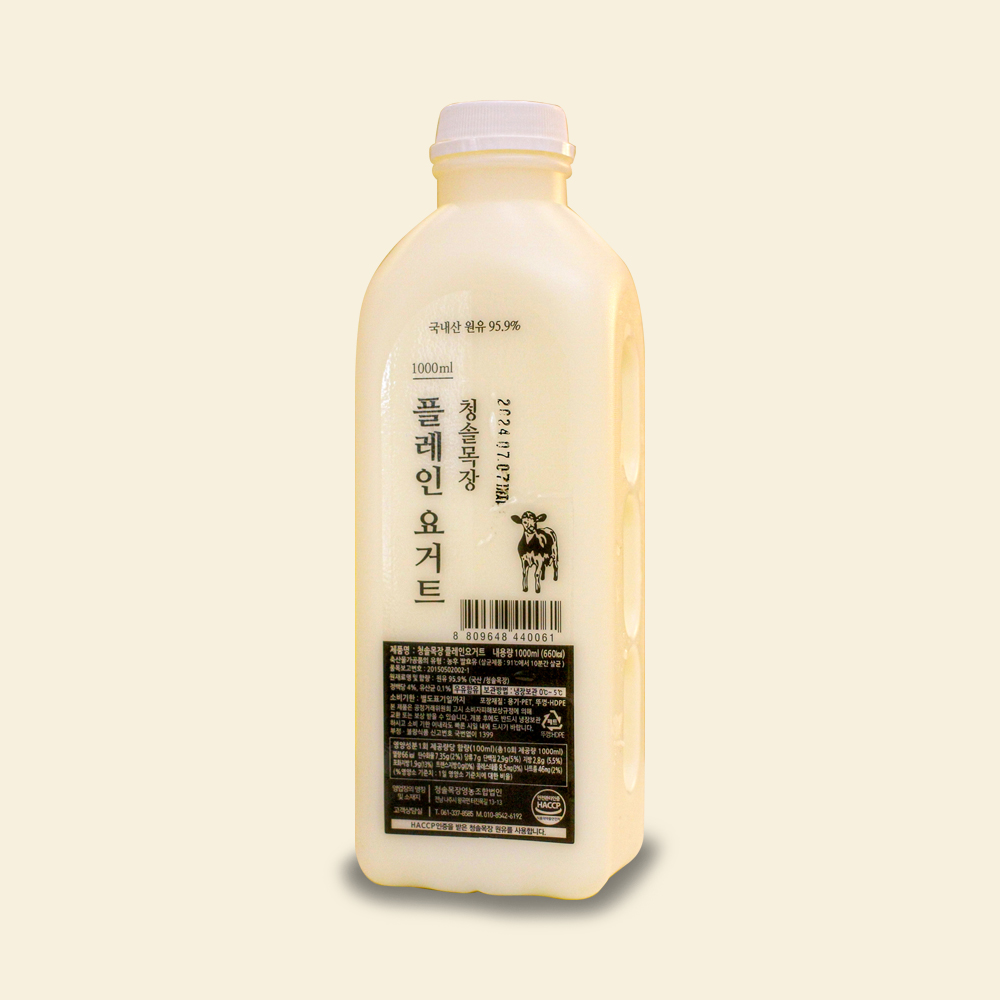 나주 청솔목장 플레인요거트