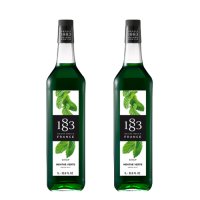 1883 시럽 그린민트 1,000ml 2병