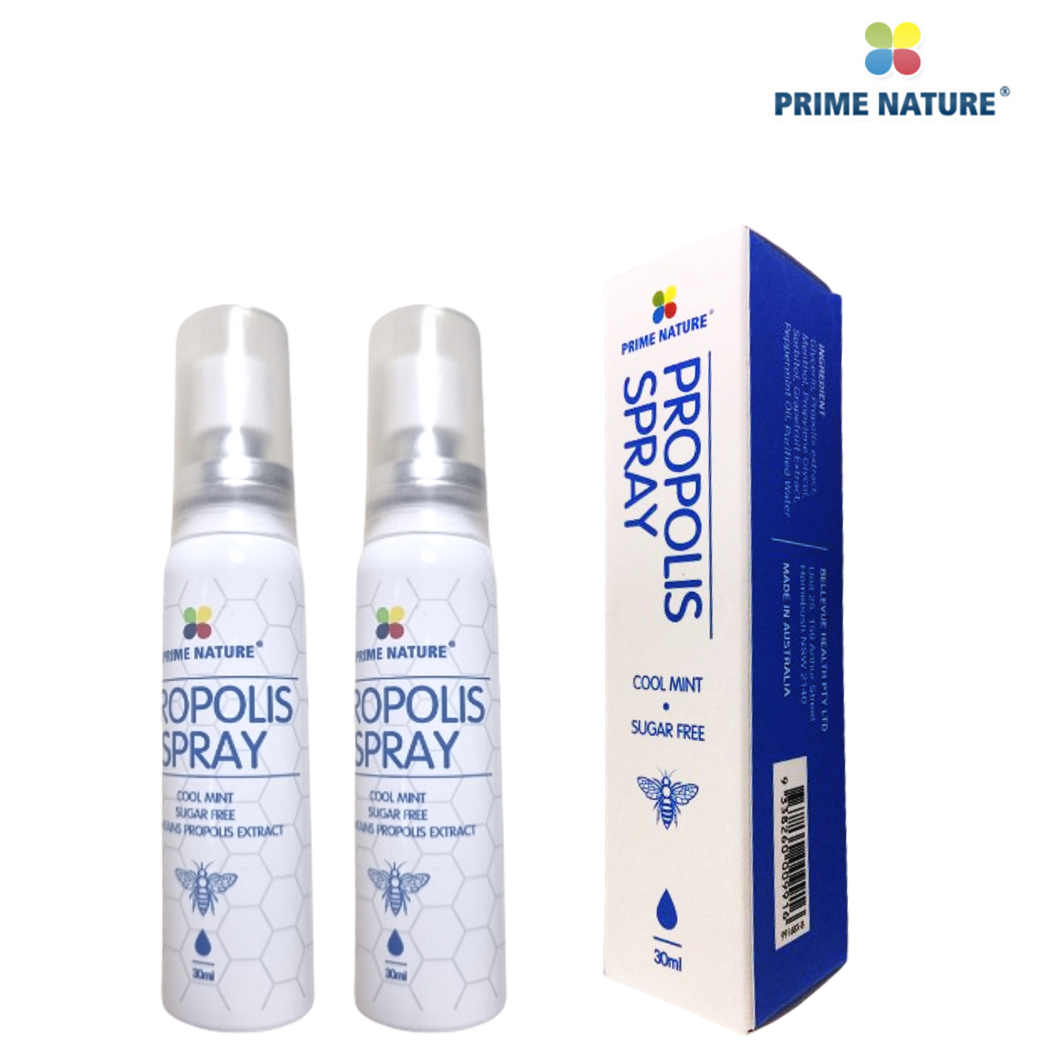 호주 프라임네이처 <b>프로폴리스 스프레이</b> 30ml x 2병 호주산 프로폴리스 국내발송