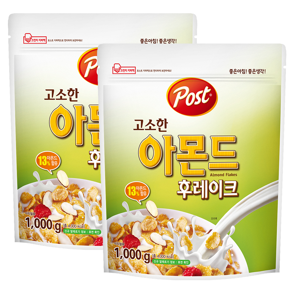 동서식품 포스트  아몬드 후레이크 성분 분석