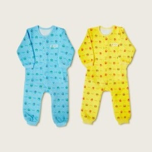 베이비앙 얀 삼중직 보온내의(블루, 옐로우)