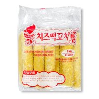 쫀득말랑 쌀떡간식 치즈떡도그 1kg