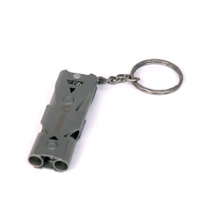 윈택 스테인리스 스틸 EDC 소닉붐 2중 휘슬 안전/호신 호루라기