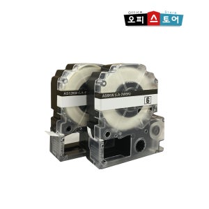 엡손 라벨테이프 호환 6mm OK730 LW-K200BL