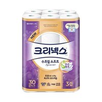 유한킴벌리 크리넥스 수프림소프트 화장지 3겹 30m 30롤