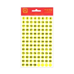 세모네모 레터링숫자스티커 321(7매)