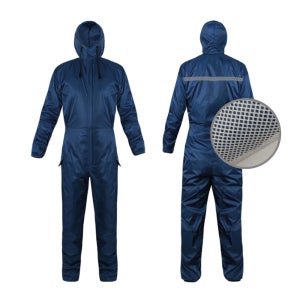 카멜로 통기 메쉬 원피스 도장복 피스복 분진복 페인트 작업복 방역복 방호복 보호복 안전복