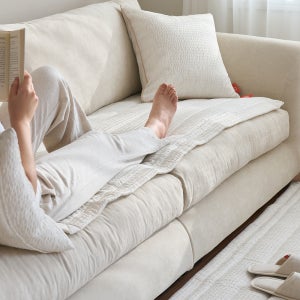 먼지없는 뱀부 삼베 면 사계절 여름 겨울 쇼파커버 쇼파패드 삼베