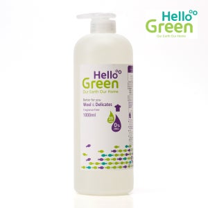 헬로그린 울세제 속옷 면 마스크 생리대 세탁 중성 세제 울샴푸1000ml