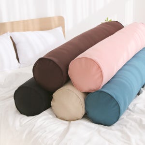 퓨어린넨 원형 안고자는 긴베개 롱쿠션 바디필로우 커버 110X20