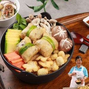 깡통골목할매유부전골 유부주머니 고급특선부산어묵,다싯물 어묵탕2인분