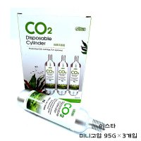 이스타 미니고압 리필 -95g ×3개입- 수초이탄 이탄리필캔 CO2 수초이탄