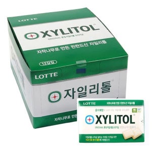 롯데 자일리톨 코팅 오리지날 - 12갑입