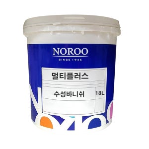노루페인트 멀티플러스 수성바니쉬 18L 투명 무광 다용도용