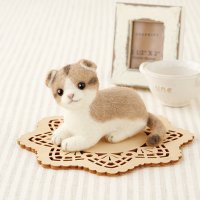 하마나카 양모니들펠트 스코티쉬폴드 고양이 DIY 키트