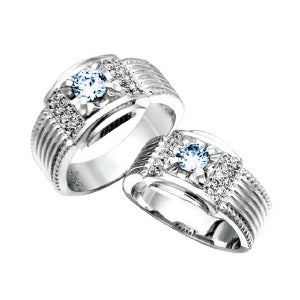 종로 주얼리 전문점 [러블리주얼리]CC42231 로얄 아쿠아마린/ 14K커플링 / 평생A/S / 커플링반지 / 이니셜공짜 /정품 GOLD / 공장직영 / 파격 SALE / 종로매장