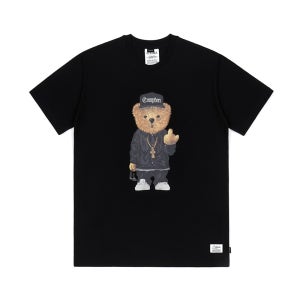 스티그마 STIGMA COMPTON BEAR T-SHIRTS BLACK 반팔티
