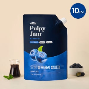 오붐 블루베리 펄피잼 1kg 10개입 베이스