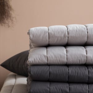 슈어 80수 양면누빔 침대패드-2컬러