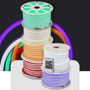 비츠온 led 네온 플렉스 플렉시블 rgb 색상변환 50m 인테리어 간접조명