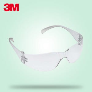 3M 11329 투명 보안경 보호 안전 안경 고글 자외선 차단 투명 경량