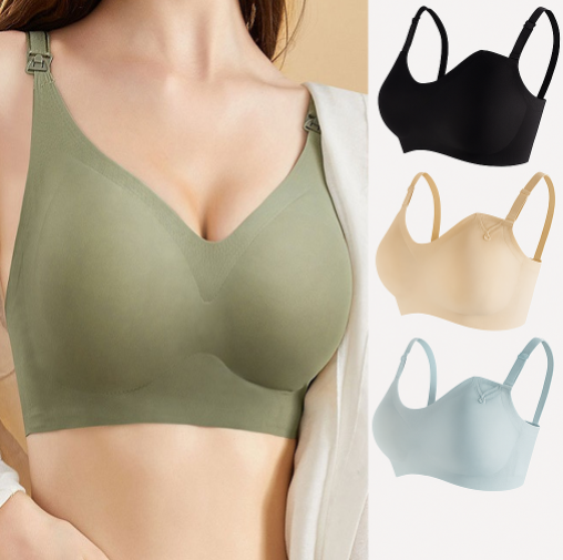 수유브라 심리스 노와이어 <b>임산부</b> 속옷 세트 원터치 브라팬티