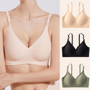 수유브라 원터치 패드고정 심리스 노와이어 임산부 속옷