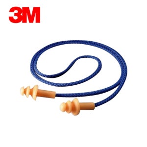 3M 1270 귀마개(100조) - 실리콘재질 재사용가능 청력보호구 소음 수험생 사격