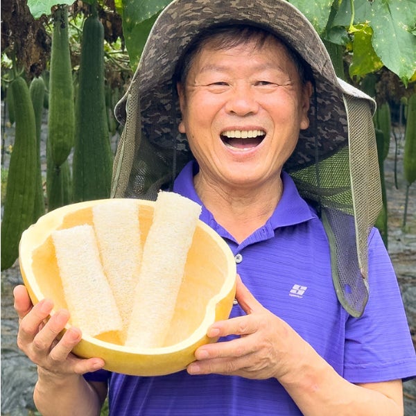 만채농장 국산천연수세미 제로웨이스트 소 15cm 3개