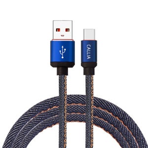 1+1 칼리아 데님 고속 충전 케이블 C타입