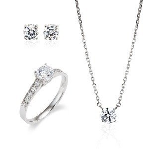 천연 5부 D칼라 다이아몬드 세트 DR3-018 우신 GIA 결혼예물 프로포즈