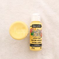 Crafter’s Acrylic - Daffodil Yellow #53 - 2 oz 크라프터아크릴물감 데코물감 무광물감 석고방향제재료 아크릴물감 데코아트아크릴물감