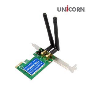 유니콘 PCI-Express 무선랜카드 300Mbps 리얼텍칩셋 DW-300EX