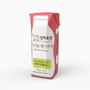 상하목장 유기농 딸기우유 125ml 24팩