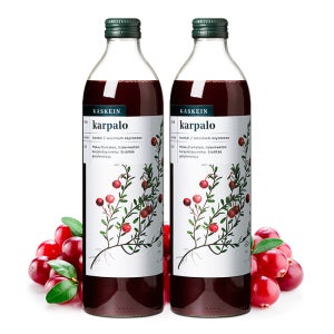 핀란디아 핀란드산 카스케인 크랜베리 원액 주스 500ml 2병