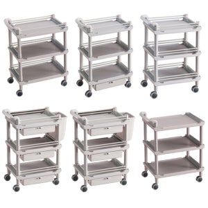 국산 플라스틱 미용웨건 다용도핸드카트 WA010왜건[소]