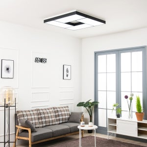 LED 거실조명 아스텔 블랙 거실등 직사각 240W