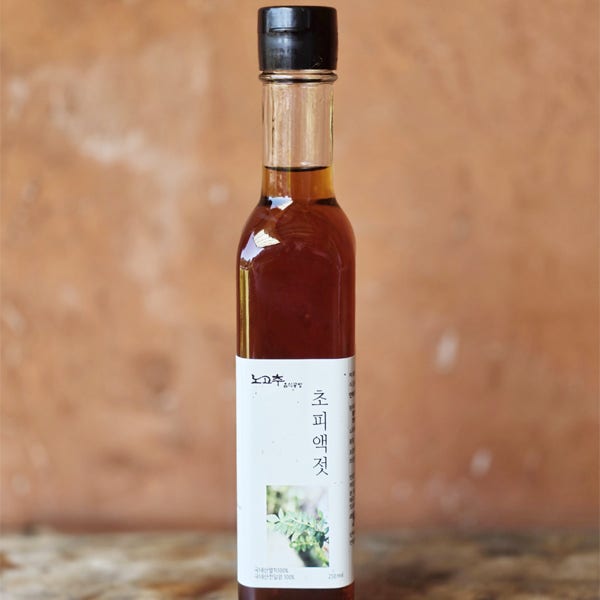 노고추음식공방 초피액젓-250ml=13,000원