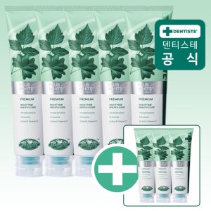 덴티스테 플러스화이트 프로 Pro 나이트타임 치약 세트 200g, 5개