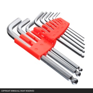 키모스 육각볼렌치 9p 육각렌치 세트 L렌치