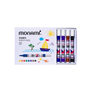 SANGWOO 모나미 유성매직8색세트 둥근닙
