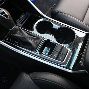 올뉴투싼 실내몰딩 다크우드 기어패널몰딩