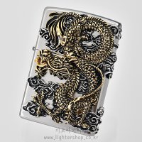 지포라이터샵 Zippo Flying Dragon NI 플라잉 드래곤 실버