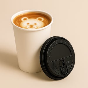 종이컵 무지 핫컵 390ml(13온스) 두꺼운 테이크아웃컵 100개