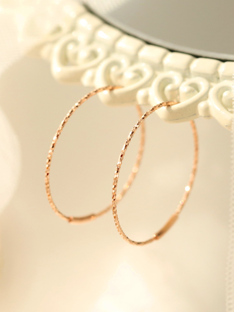 Drop necklace in one way together 14kY 14k Cubic 1