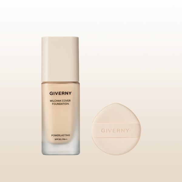 [서울언니 포니 PICK/슈퍼적립] 지베르니 밀착 커버 파운데이션 30ml (SPF 30 PA++) (GIFT : 스킨핏 퍼프 1매)