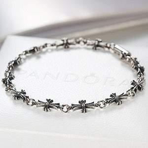타이니팔찌 십자가팔찌 실버 순은 남자은팔찌 커플bracelet