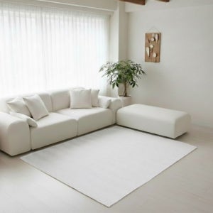 리앤데코 거실 러그 먼지없는 자가드 헤링본 카페트 맞춤형 200x265cm