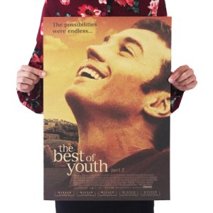 M068 영화 포스터 크래프트 종이 베스트 오브 유스 La Meglio Gioventu, The Best Of Youth, 2003 빈티지 인테리어 소품 벽장식 52 X 36cm